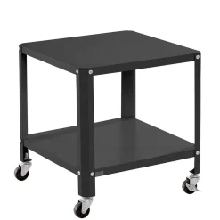 Wohnen Beistelltisch auf Rollen in Schwarz - Holiday