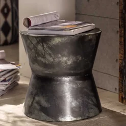 Wohnen Telefontische*Beistelltisch aus Eisen mit Antik Finish - Altamira