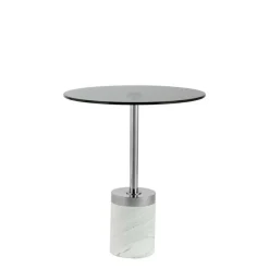 Wohnen Beistelltisch aus Rauchglas - Lania