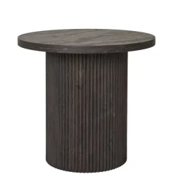 Wohnen Beistelltisch in Dunkelbraun Holzoptik - Nirameso