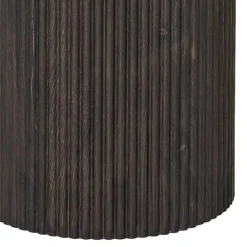 Wohnen Beistelltisch in Dunkelbraun Holzoptik - Nirameso