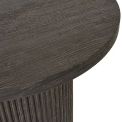 Wohnen Beistelltisch in Dunkelbraun Holzoptik - Nirameso