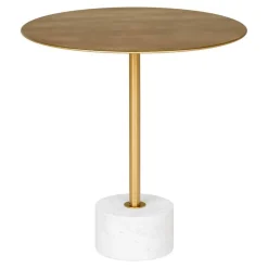 Wohnen Telefontische*Beistelltisch in Messing - Utara