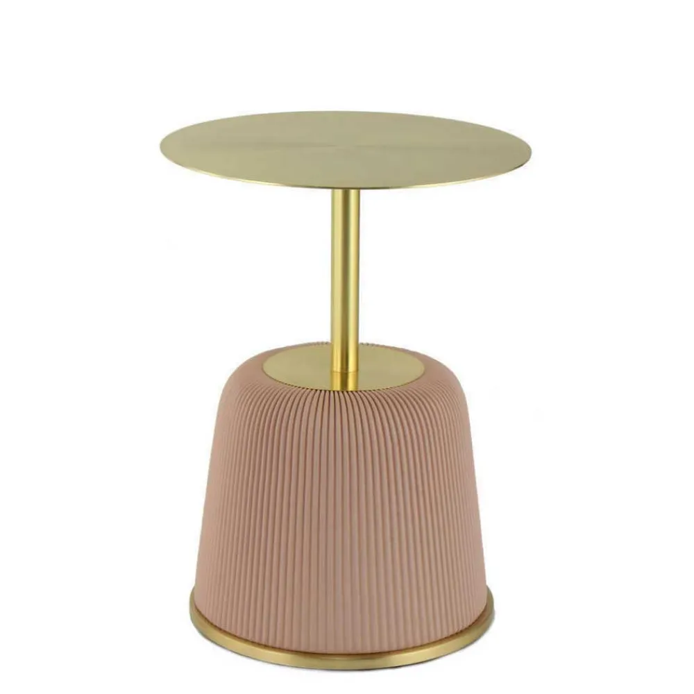 Wohnen Telefontische*Beistelltisch in Rosa und Gold - Vilantinos