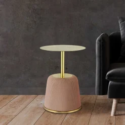 Wohnen Telefontische*Beistelltisch in Rosa und Gold - Vilantinos
