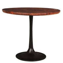 Wohnen Beistelltisch in Rund mit Trompetenfuß - Offia