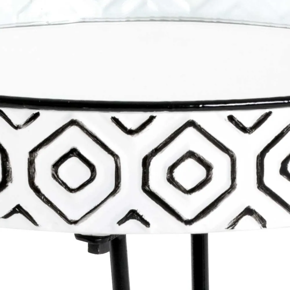 Wohnen Retro Möbel*Beistelltisch mit Platte aus Spiegelglas - Elba