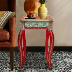 Wohnen Boho Style Möbel|Orientalische Möbel*Beistelltisch mit Schublade orientalisch - Camelon