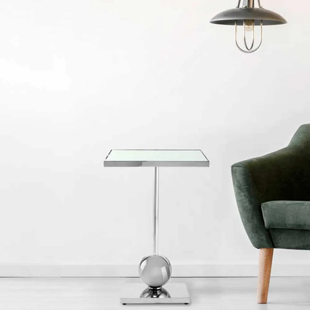 Wohnen Beistelltisch mit Spiegelglas-Platte - Lusa