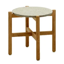 Wohnen Beistelltisch mit Terrazzo Platte - Finola
