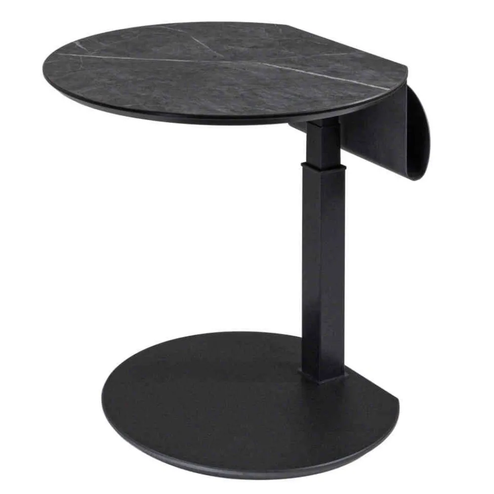 Wohnen Beistelltisch mit Zeitungsablage höhenverstellbar - Granado