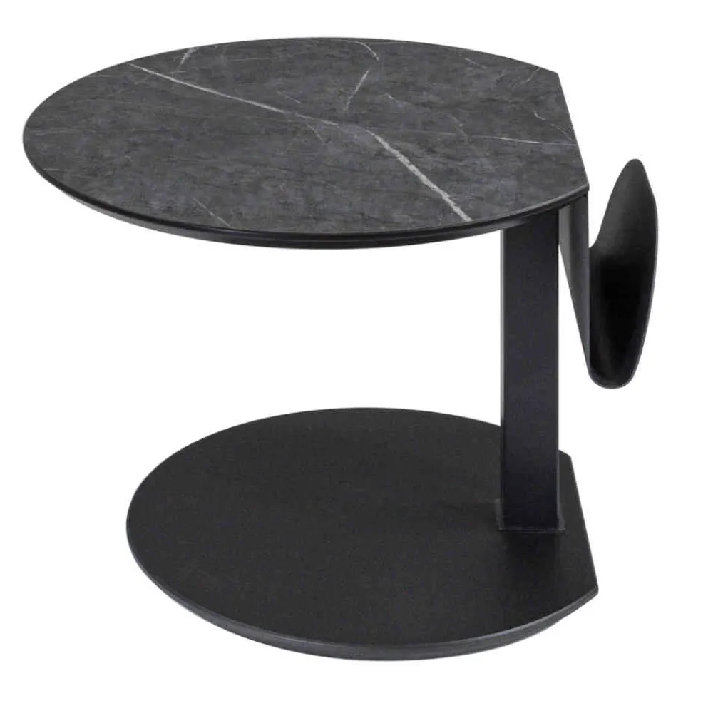 Wohnen Beistelltisch mit Zeitungsablage höhenverstellbar - Granado