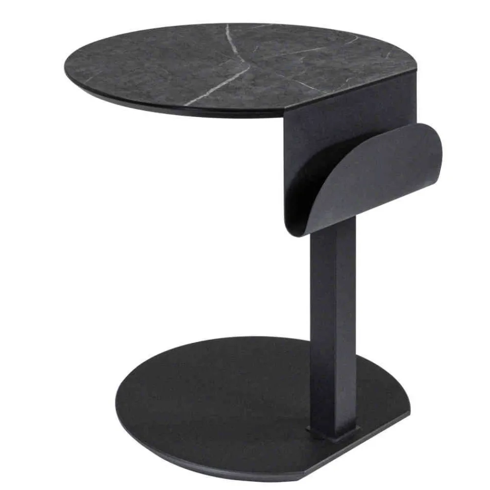 Wohnen Beistelltisch mit Zeitungsablage höhenverstellbar - Granado