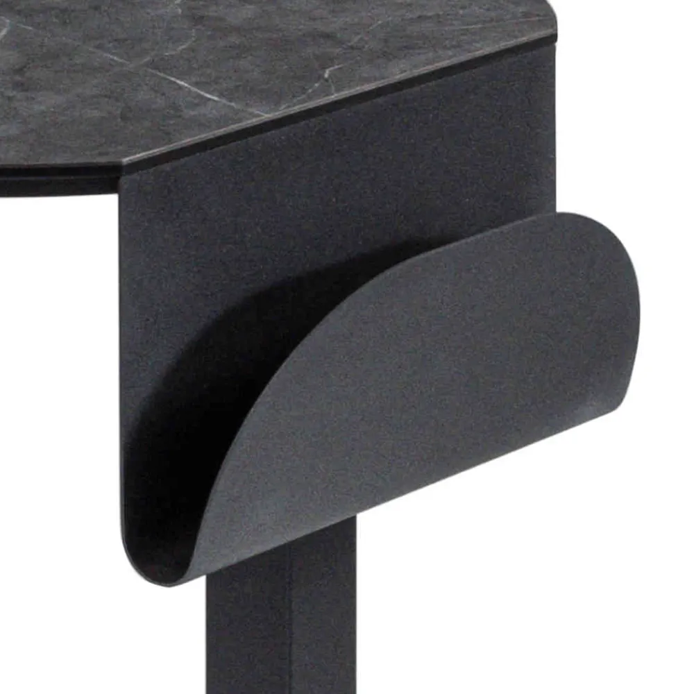 Wohnen Beistelltisch mit Zeitungsablage höhenverstellbar - Granado