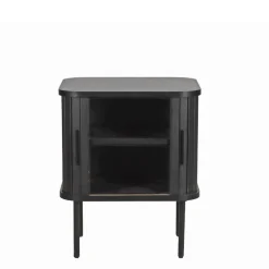 Wohnen Beistelltisch Nachtkommode mit Schiebetüren - Lurymav