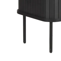 Wohnen Beistelltisch Nachtkommode mit Schiebetüren - Lurymav