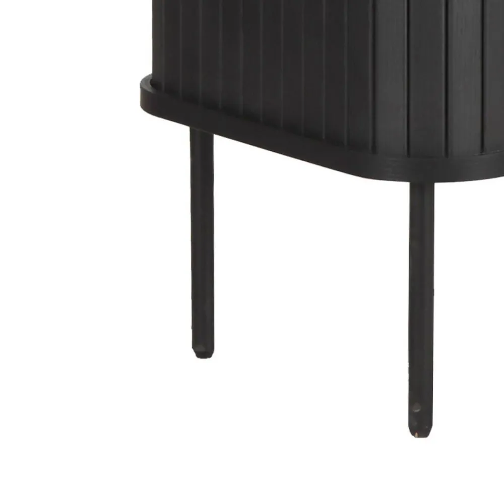 Wohnen Beistelltisch Nachtkommode mit Schiebetüren - Lurymav