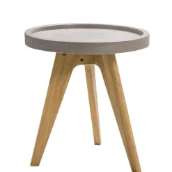 Wohnen Skandinavische Möbel|Couchtisch*Beistelltisch Nachttisch mit Beton Platte - Baselta