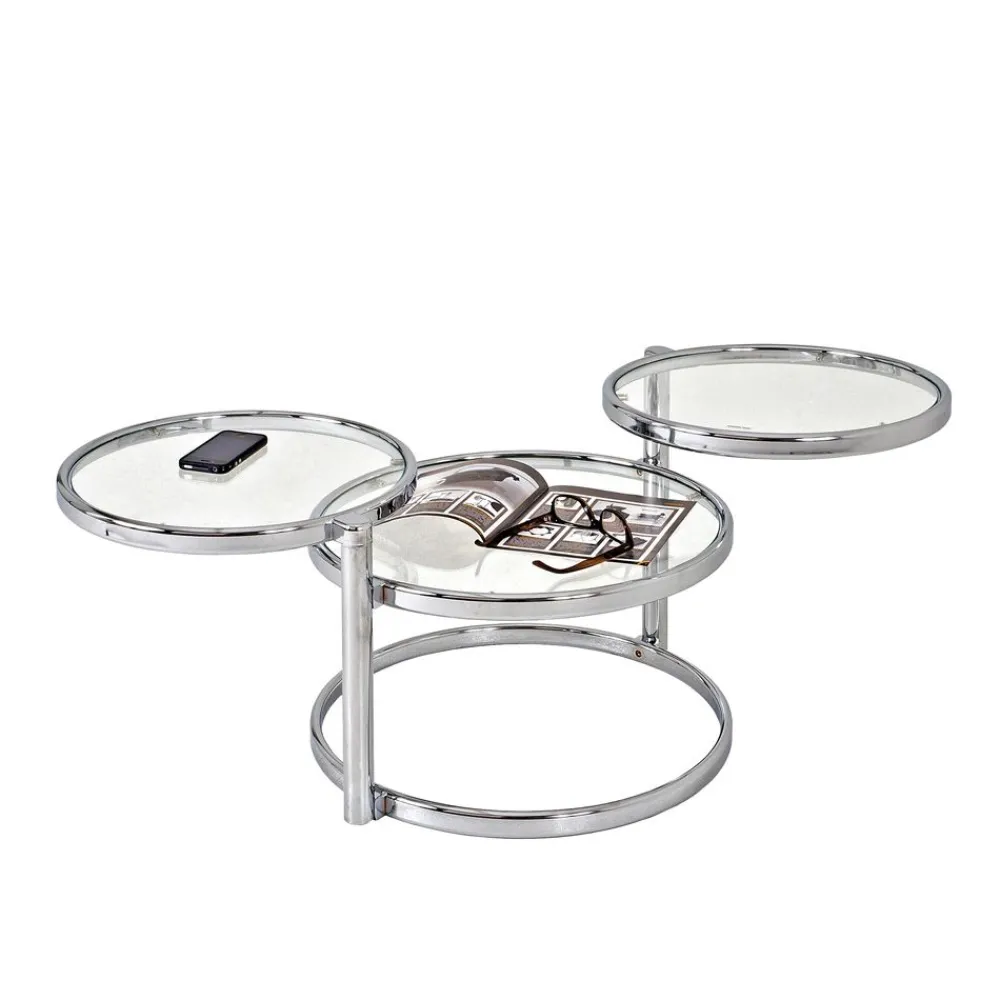 Wohnen Beistelltisch Rounder in Silber