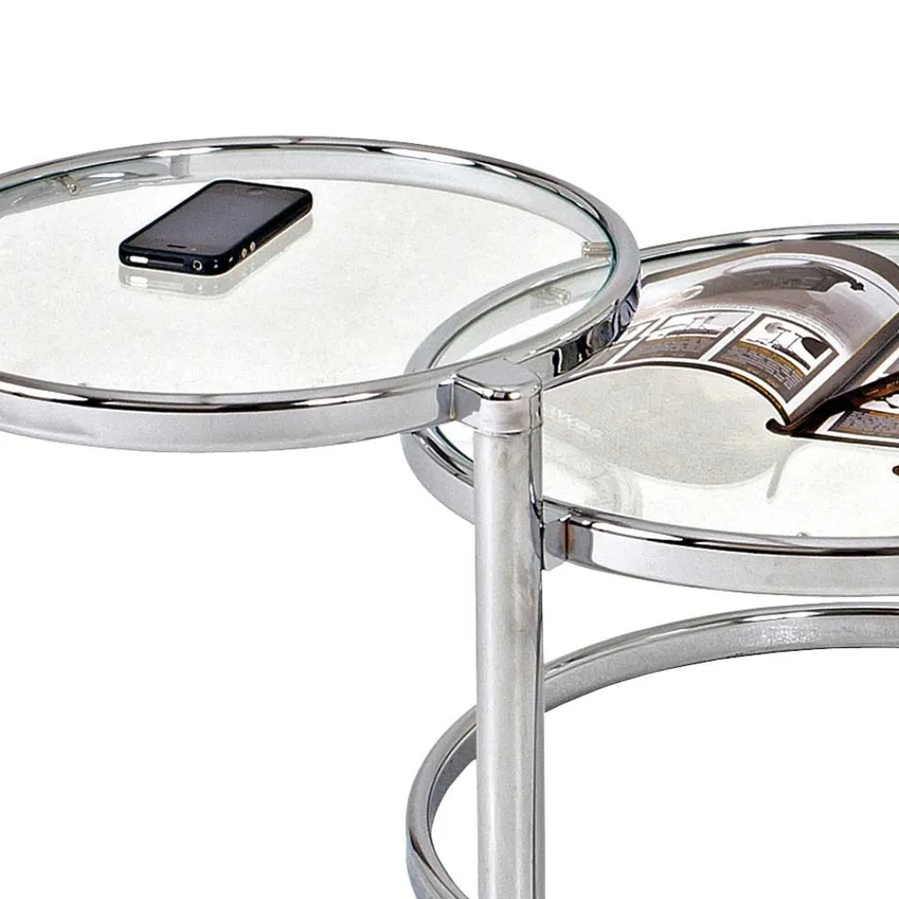 Wohnen Beistelltisch Rounder in Silber