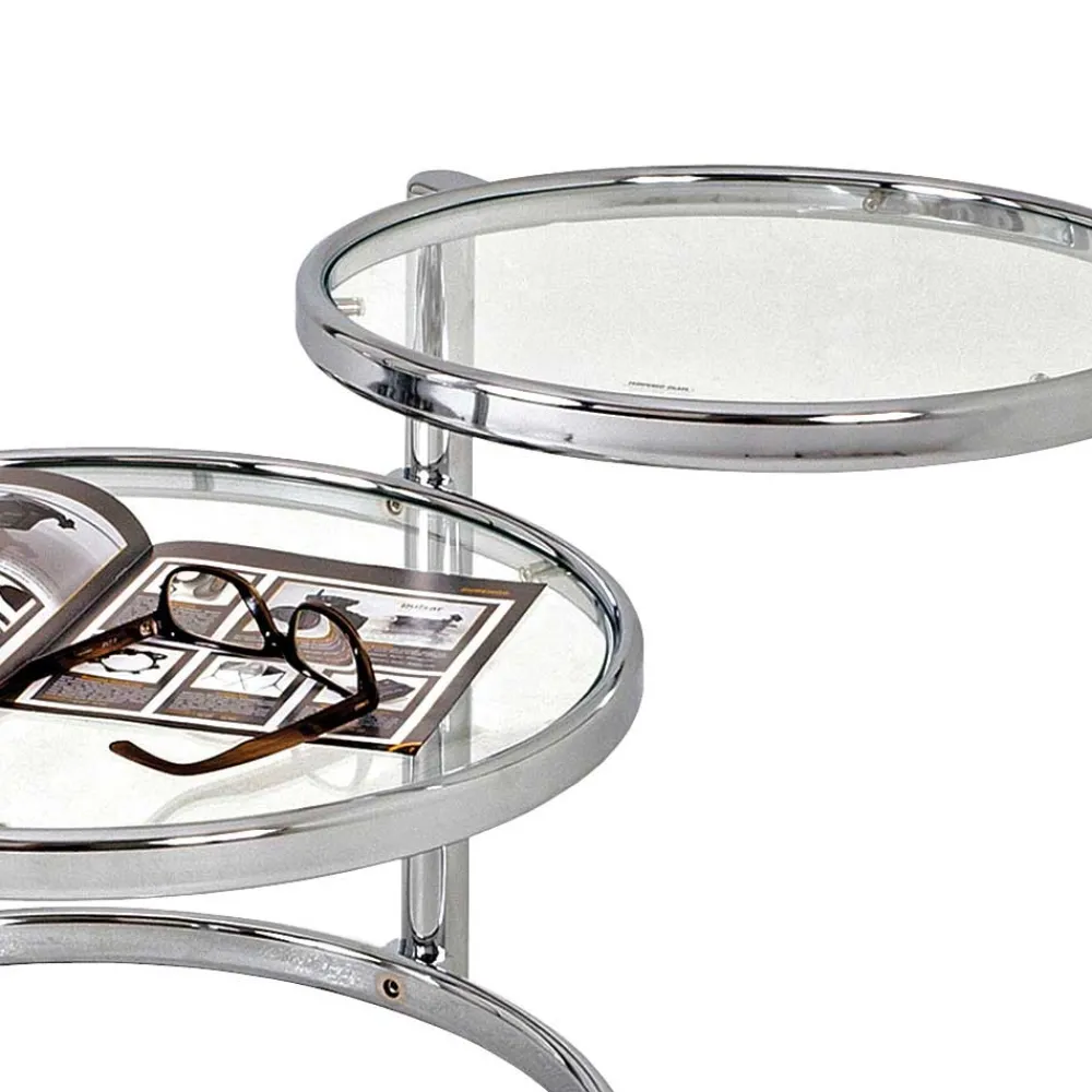 Wohnen Beistelltisch Rounder in Silber