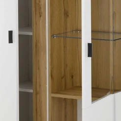 Wohnen Wohnwände|Wohnwand*Beleuchtete TV Anbauwand Möbelset - Racelyn (dreiteilig)