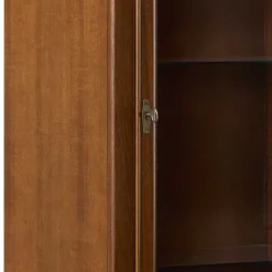 Wohnen Wohnzimmerschränke|Vitrinen*Beleuchtete Vitrine in Walnuss Braun - Istefanio