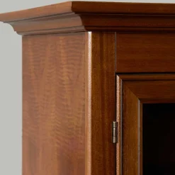 Wohnen Wohnzimmerschränke|Vitrinen*Beleuchtete Vitrine in Walnuss Braun - Istefanio