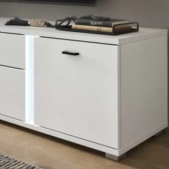 Wohnen Tv & Hifi-Möbel|Tv & Hifi-Möbel*Beleuchtetes TV-Lowboard in Weiß - Tirol