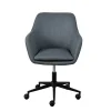 Wohnen Bürostühle*Bequemer Büro Polsterstuhl in Grau Stoff - Jayant