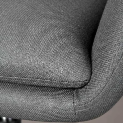 Wohnen Bürostühle*Bequemer Büro Polsterstuhl in Grau Stoff - Jayant