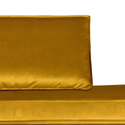 Wohnen Bequemes Daybed mit Samt Nustra in Gelb