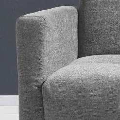 Wohnen Bequemes Flachgewebe Faltsofa in Grau - Yirma