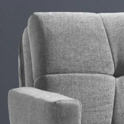 Wohnen Bequemes Flachgewebe Faltsofa in Grau - Yirma