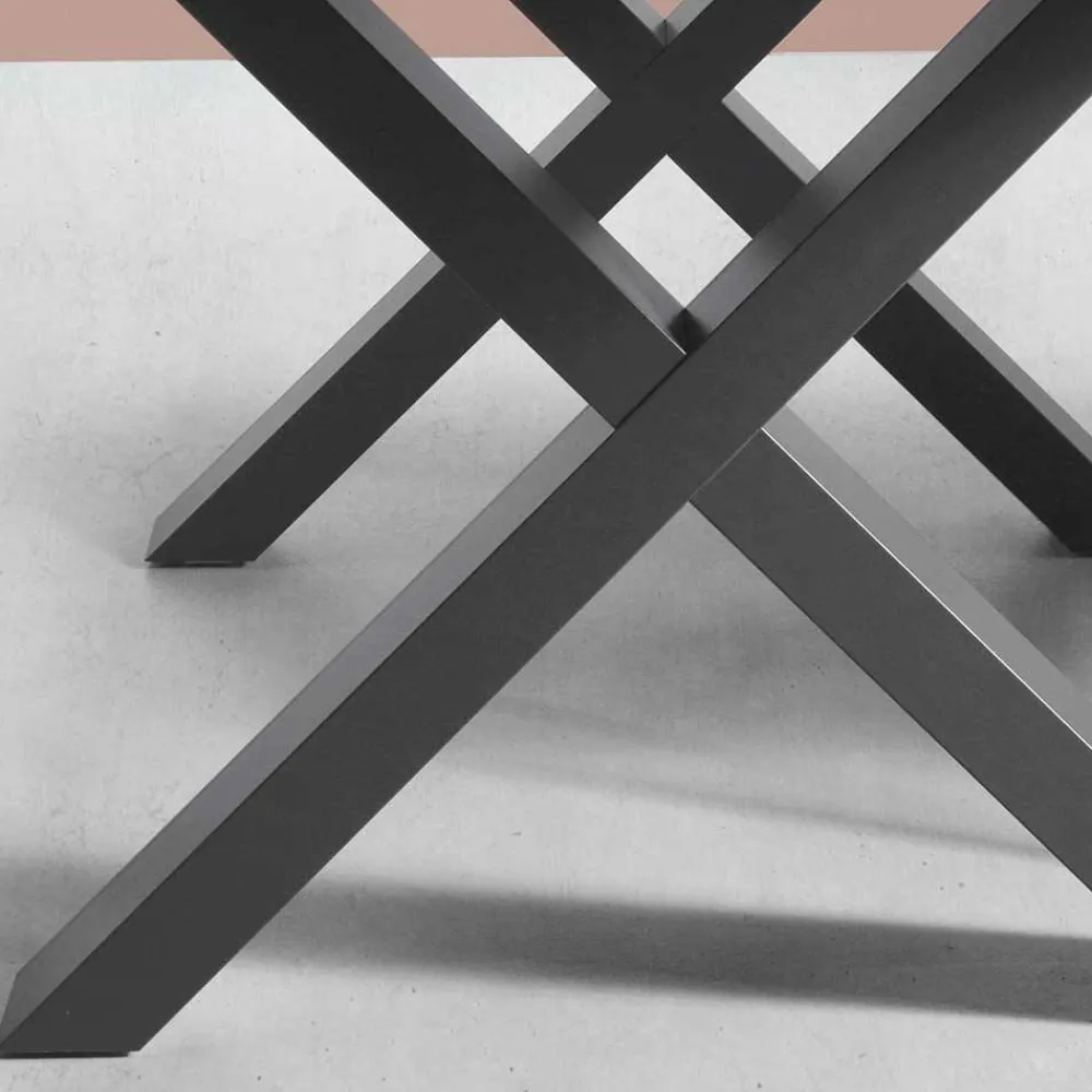 Wohnen Loft Möbel|Industrial Möbel*Betonoptik Ausziehtisch mit zwei Einlegeplatten - Relisa