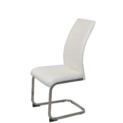 Wohnen Jugend-Sitzgruppen|Sitzgruppe*Betonoptik Säulentisch & Freischwinger - Gates (fünfteilig)