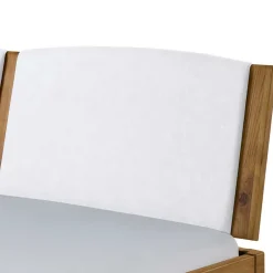 Wohnen Betten|Betten*Bett aus Wildeiche mit Kunstleder - Cubus