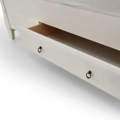 Wohnen Skandinavische Möbel*Bett Caneon in Weiß Grau