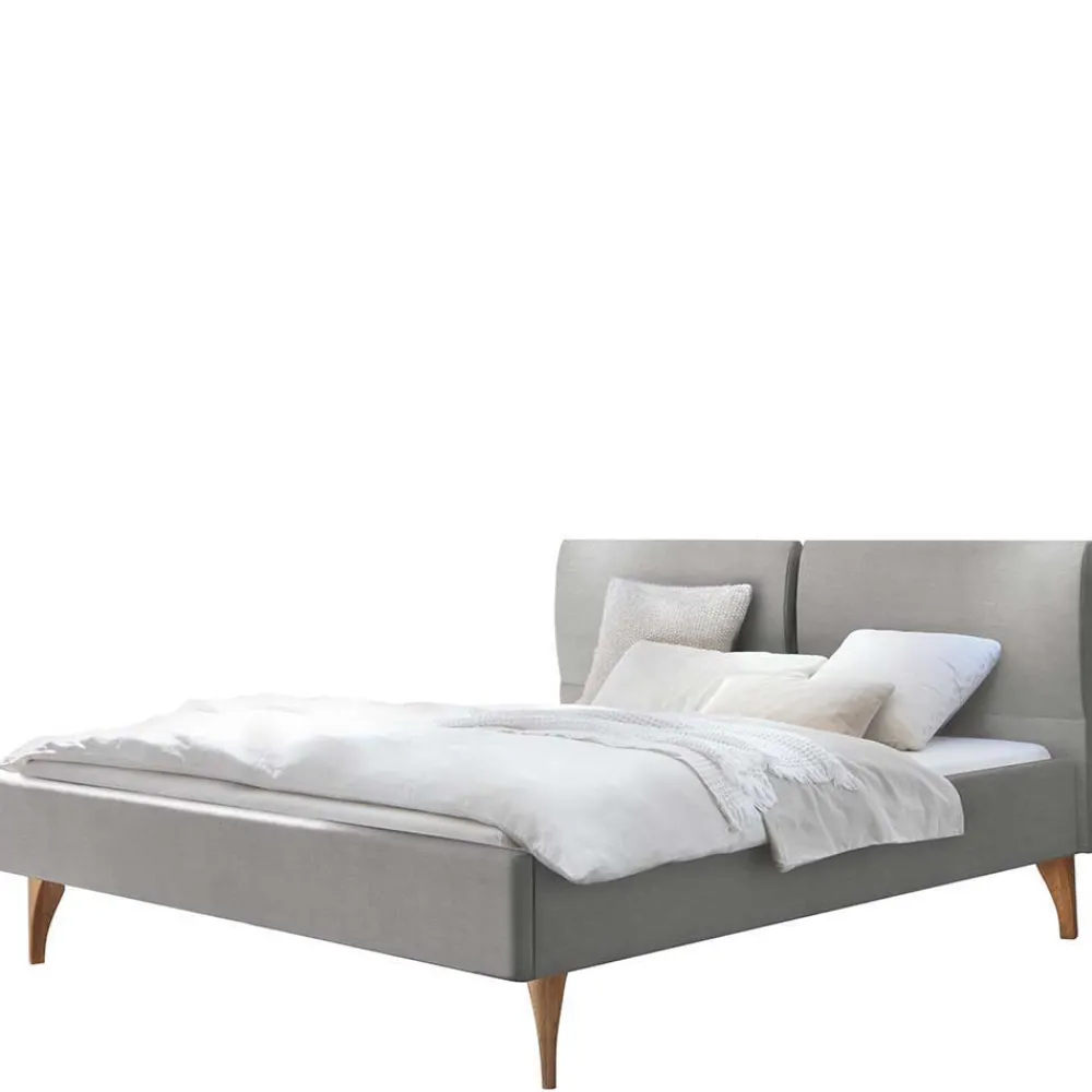 Wohnen Bett im Skandinavischen Stil in Grau - Zeilo