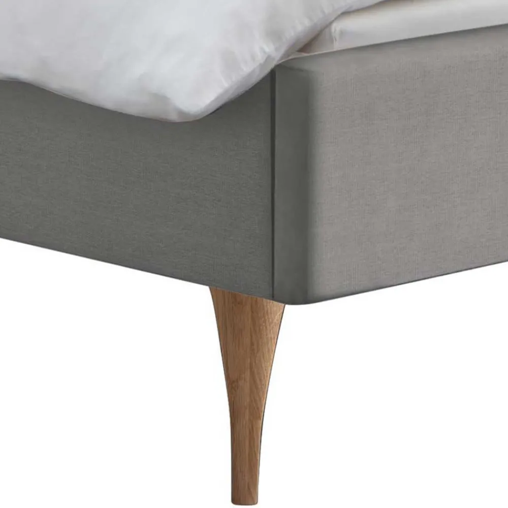 Wohnen Bett im Skandinavischen Stil in Grau - Zeilo