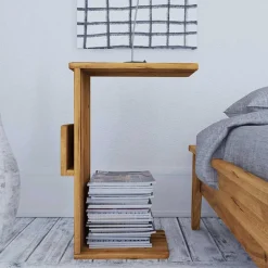 Wohnen Retro Möbel*Bett in Übergröße mit Nachttischen - Hardus (dreiteilig)