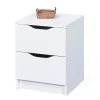 Wohnen Nachttische*Bett Kommode Danjala in Weiß