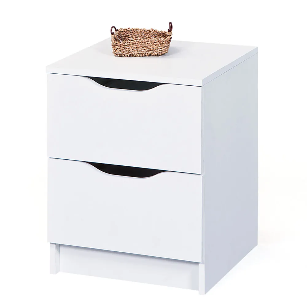 Wohnen Nachttische*Bett Kommode Danjala in Weiß