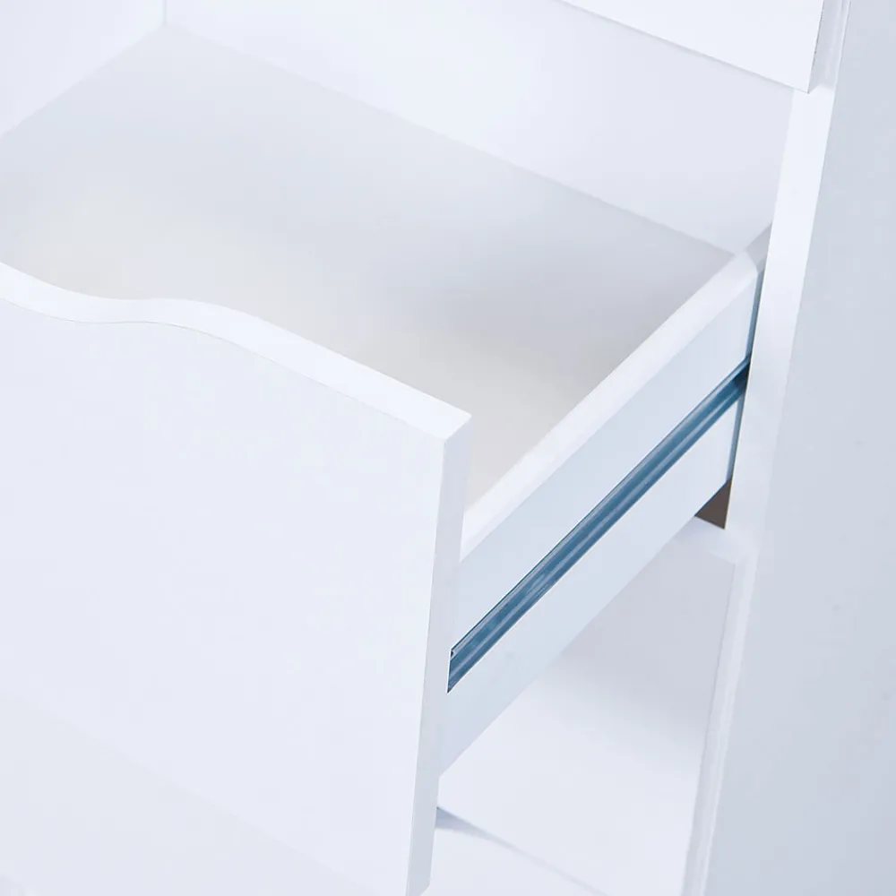 Wohnen Nachttische*Bett Kommode Danjala in Weiß