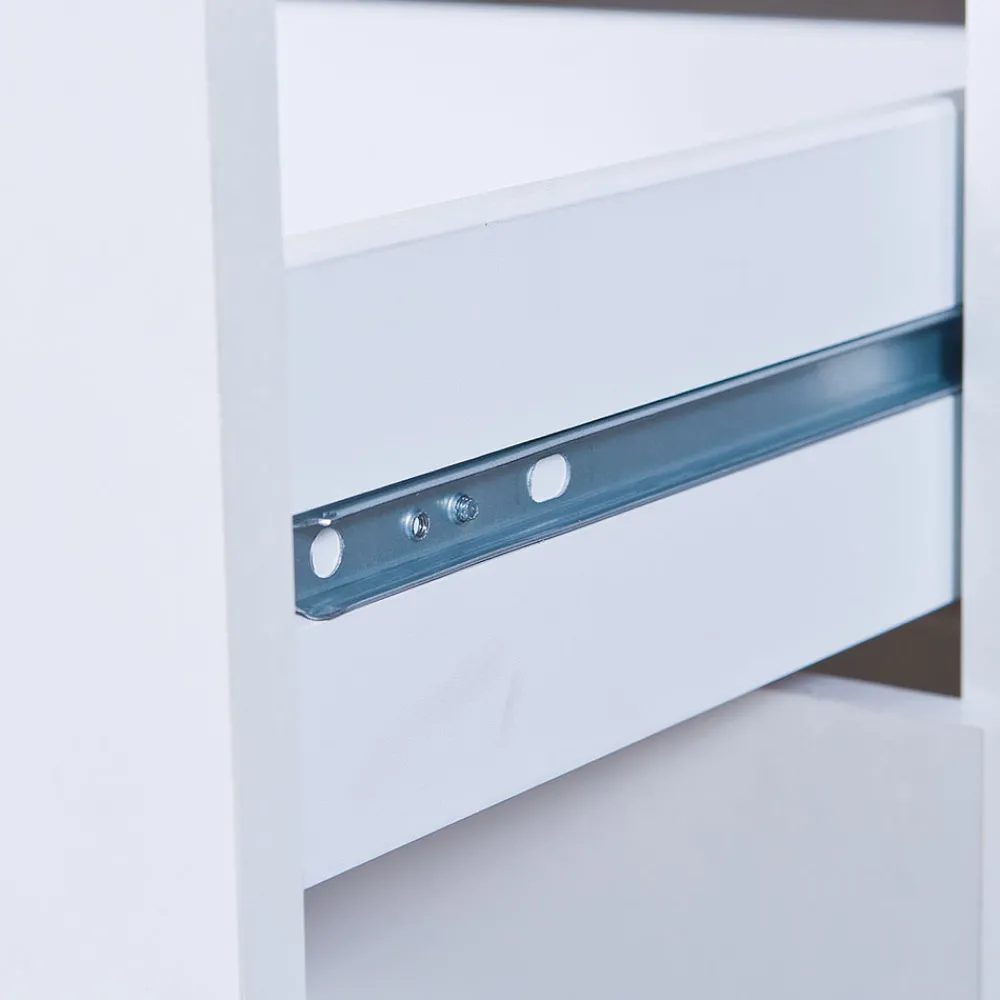 Wohnen Nachttische*Bett Kommode Danjala in Weiß