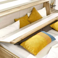 Wohnen Bett Neriman mit Bettkasten im Kopfteil