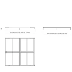 Wohnen Bett ohne Kopfteil aus Kernbuche Massivholz - Bracco