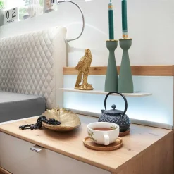 Wohnen Betten|Betten*Bettanlage komplett - modernes Design - Crascanu (dreiteilig)