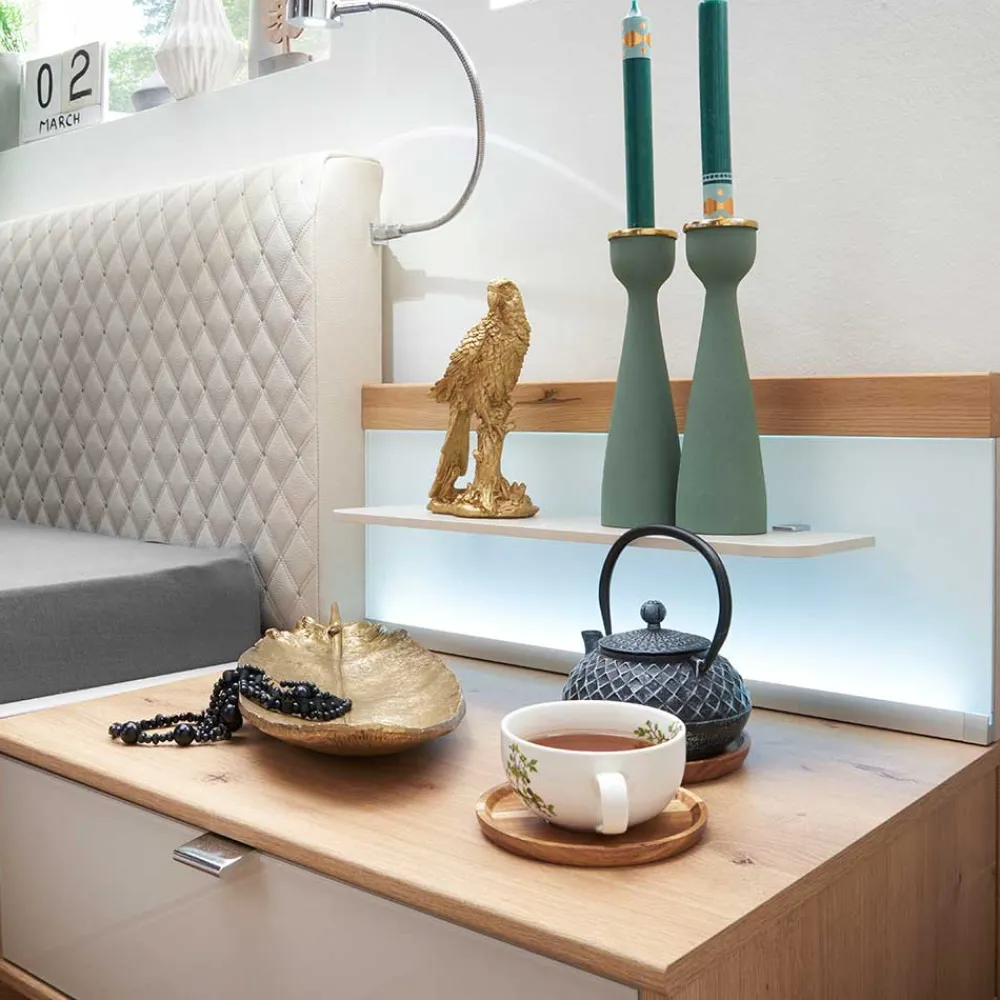 Wohnen Betten|Betten*Bettanlage komplett - modernes Design - Crascanu (dreiteilig)