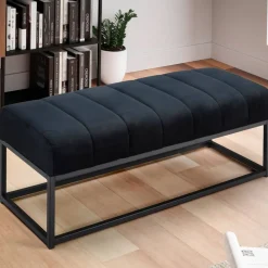 Wohnen Schwarze Möbel|Bettbänke*Bettbank in Schwarz - Ennis